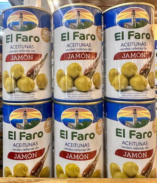 El Faro-Oliven gefüllt mit Schinken 350g