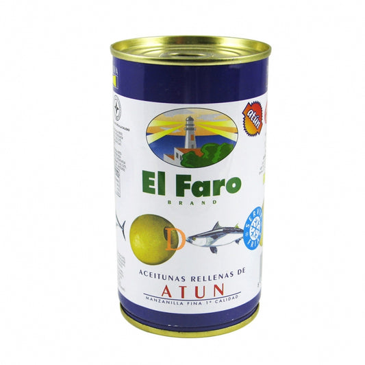 Aceitunas El Faro rellenas de atún 350g