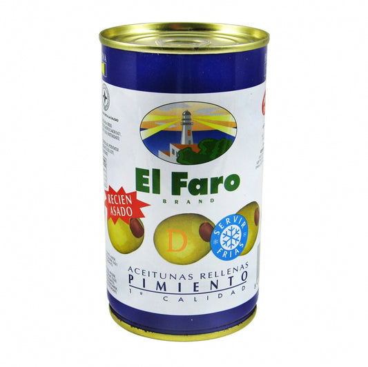 Aceitunas El Faro rellenas de pimientos 350g