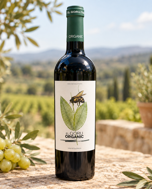 el Goru Organic, vino tinto ecológico 0,75l