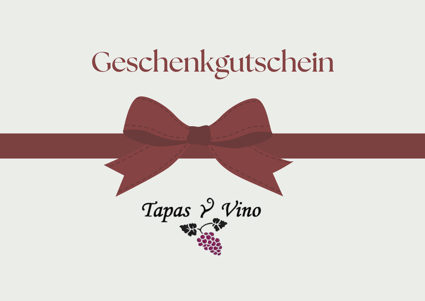 Tapas y Vino Geschenkgutschein
