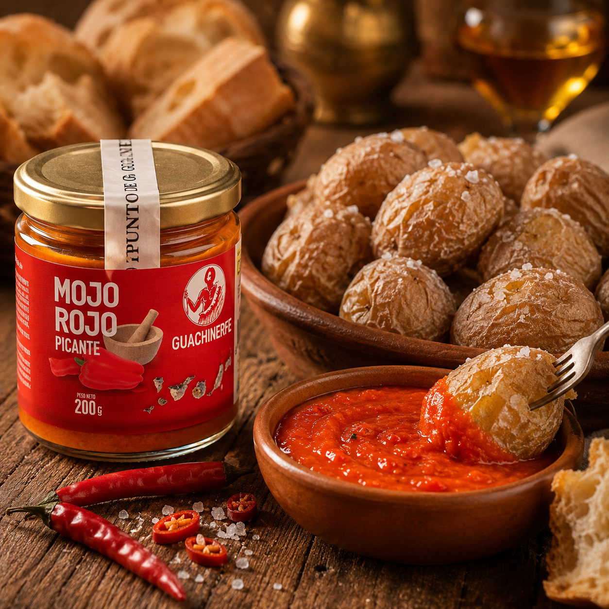 Guachinerfe Mojo Rojo Picante 200 g | Scharfe kanarische Sauce